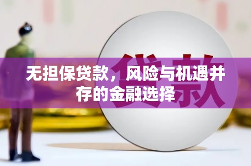 任丘无担保贷款，风险与机遇并存的金融选择