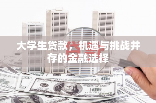 任丘大学生贷款，机遇与挑战并存的金融选择