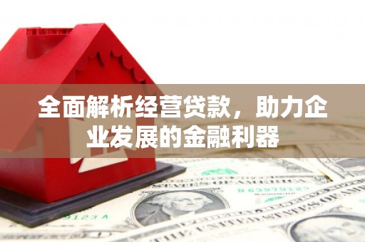 任丘全面解析经营贷款，助力企业发展的金融利器