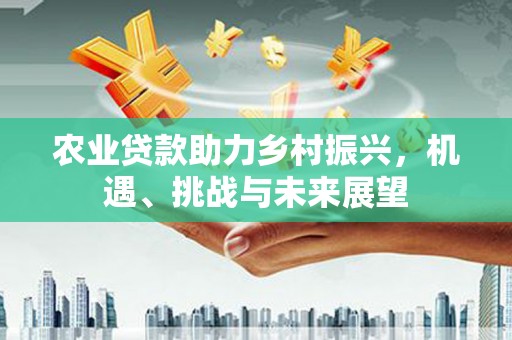 任丘农业贷款助力乡村振兴，机遇、挑战与未来展望