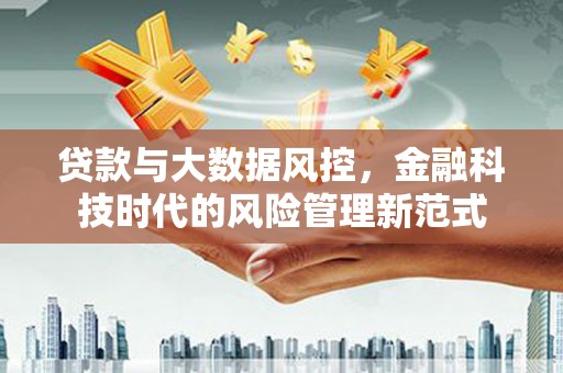 任丘贷款与大数据风控，金融科技时代的风险管理新范式