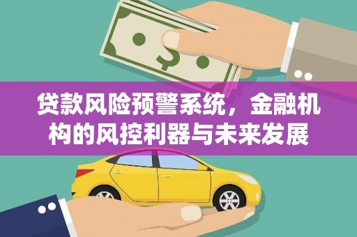 任丘贷款风险预警系统，金融机构的风控利器与未来发展