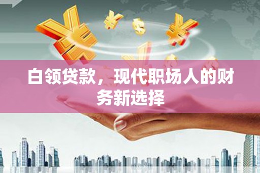 任丘白领贷款，现代职场人的财务新选择