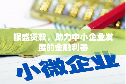 任丘银盛贷款，助力中小企业发展的金融利器