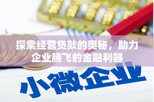 任丘探索经营贷款的奥秘，助力企业腾飞的金融利器
