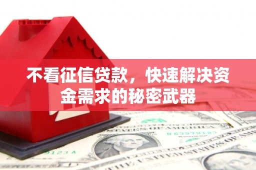 任丘不看征信贷款，快速解决资金需求的秘密武器