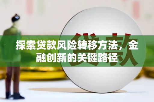 任丘探索贷款风险转移方法，金融创新的关键路径