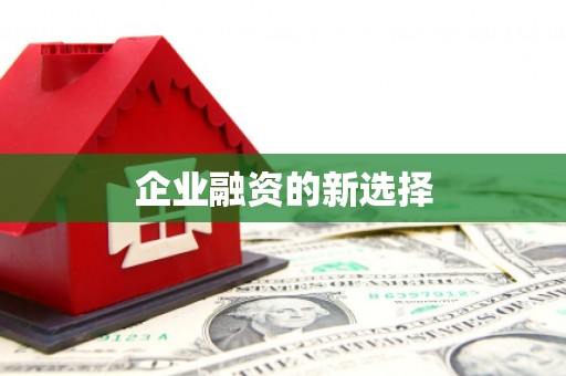 任丘企业融资的新选择