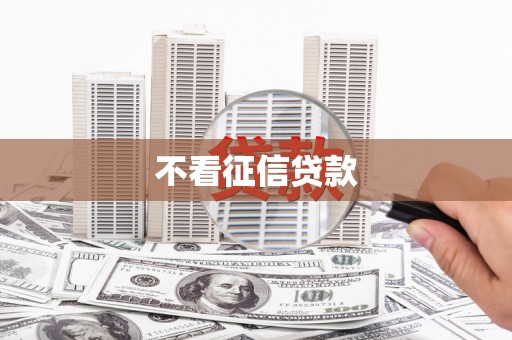 任丘不看征信贷款